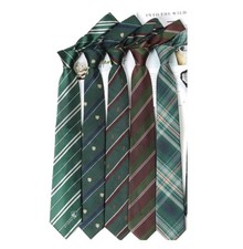 Classic Green Necktie Men's Tie Striped Business Student Formal Prom with Box