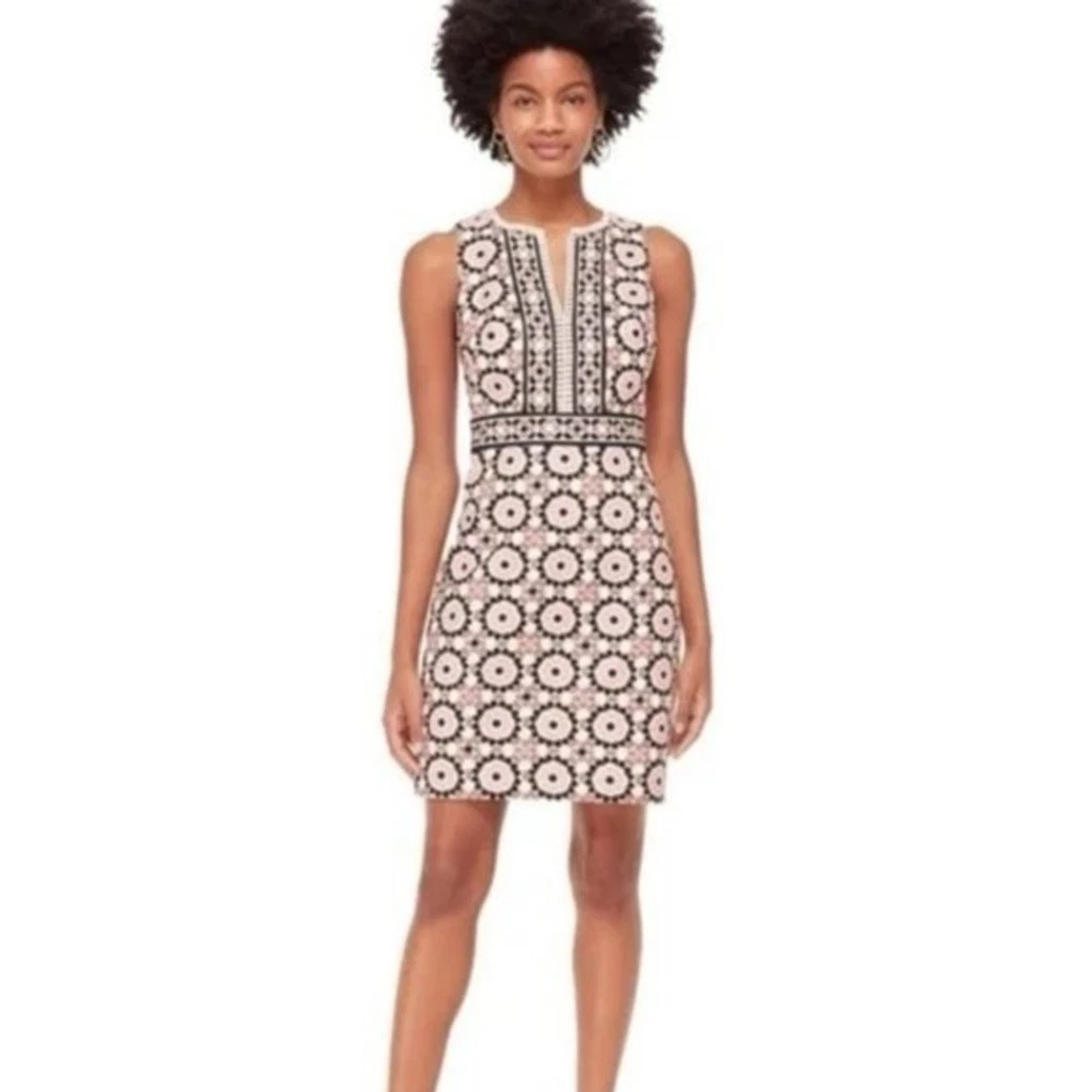 abito jacquard mosaico floreale kate spade new york designer donna taglia 2