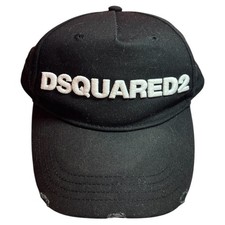 DSQUARED2 Baseball Cap Hat Black/White Authentic