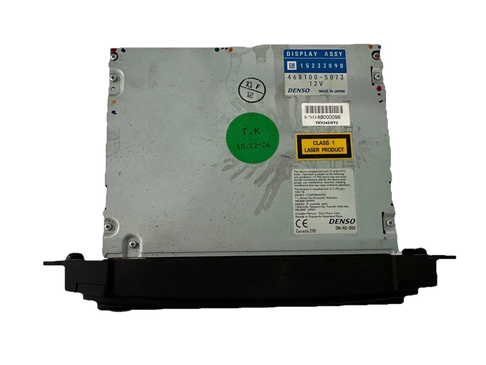 2006-08 C6 Corvette Front Audio Head Unit Radio / Stereo w/ Navigation - OEM - Image 3 of 3