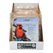 Heath Outdoor Products DD-2 4-Pound Birds Blend Suet Cake, Case Of 4