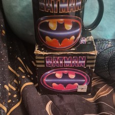Applause Batman DC Comics Ceramic Mug 11 oz Decorated w/ Box 1989
