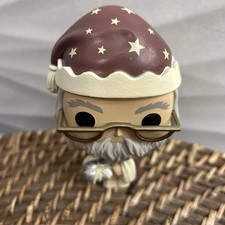 The Funko Pop Harry Potter Holiday Albus Dumbledore Pop! Figura Vinilo Usada en Excelente Condición Rara