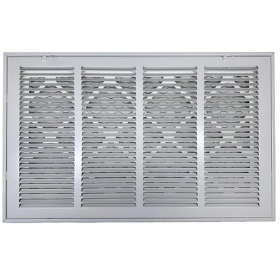 Handua Steel HVAC Return Air Filter Grille For 24x14 Wall Duct Opening - Damage