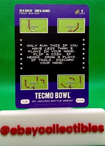 2026 Bo Jackson Battle Arena Tecmo Bowl Play PL25 Risky Reload
