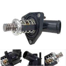 Engine Water Pump Outlet +Thermostat For Chevy Silverado Sierra 4.3L 5.3L 6.2L