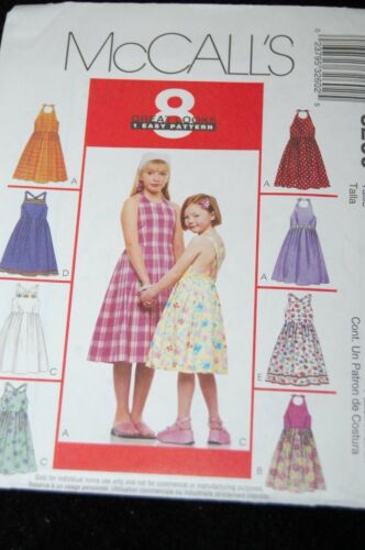 Paket mit 2 ~ McCalls Mädchen Sommerkleid Muster ~ 2093 und 3260 ~ Größen 4 ~ 5 ~ 6 ~ UNGESCHNITTEN/FF - Bild 4 von 5