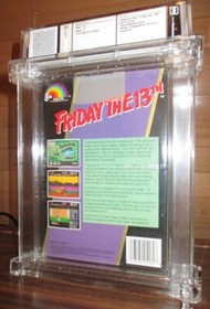 Friday the 13th (Nintendo NES, 1989) NEW ⚡️ WATA 9.4 A ⚡️ 1st Print Round SOQ