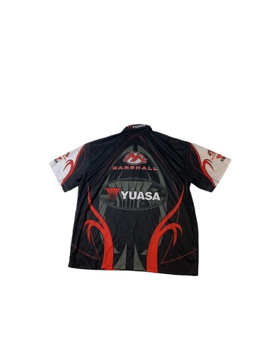 Marshall Racing YUASA 1/4 Zip Shirt Black ATV Limited Edition Motocross Size 2XL - Picture 9 of 10
