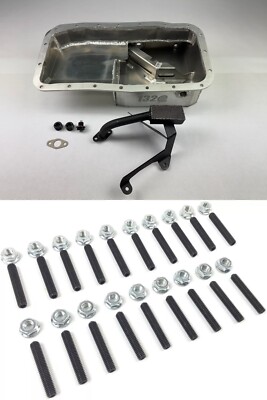 1320 Performance 5QT baffled racing oil pan for GSR Type R b18c & oil pick up