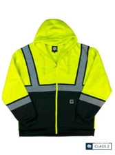 Buffalo Outdoors® Workwear Class 2 Hi Vis Reflective HD Safety Hoodie