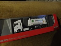"Herpa, Nr. 311694 Man Tgx Xlx Euro 6C Swapcontainer-Sattelzug \"Polyeco\""