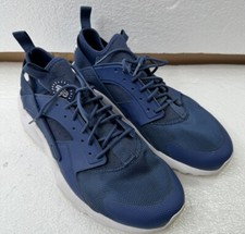 Nike Air Huarache Run Ultra Midnight Navy White Sneaker Gym Men 9 819685-409