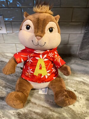 Discontinued Build A Bear Alvin and the Chipmunks Chipwrecked W/ Hawaiian Shirt