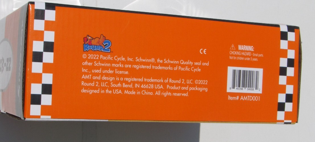 AMT 1:6 SCALE * THE ORANGE KRATE * SCHWINN * STIK-SHIFT 5 SPEED * Bicycle