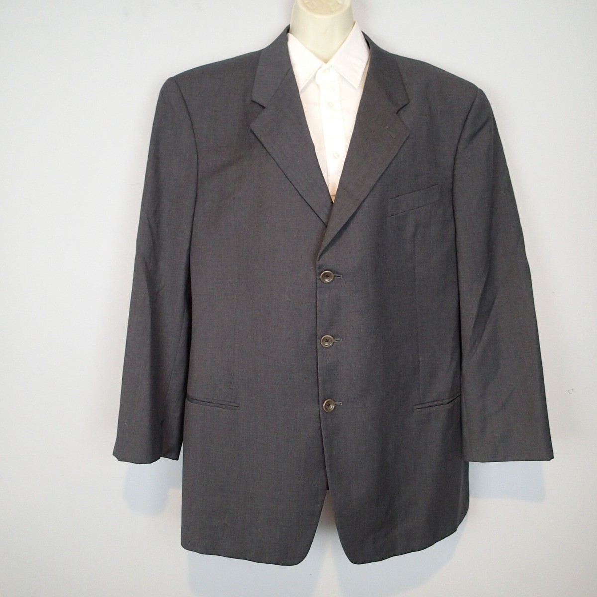 ARMANI COLLEZIONI テーラードジャケット グレー系　50 L ARMANI COLLEZIONI テーラードジャケット グレー系 50 L アルマーニ