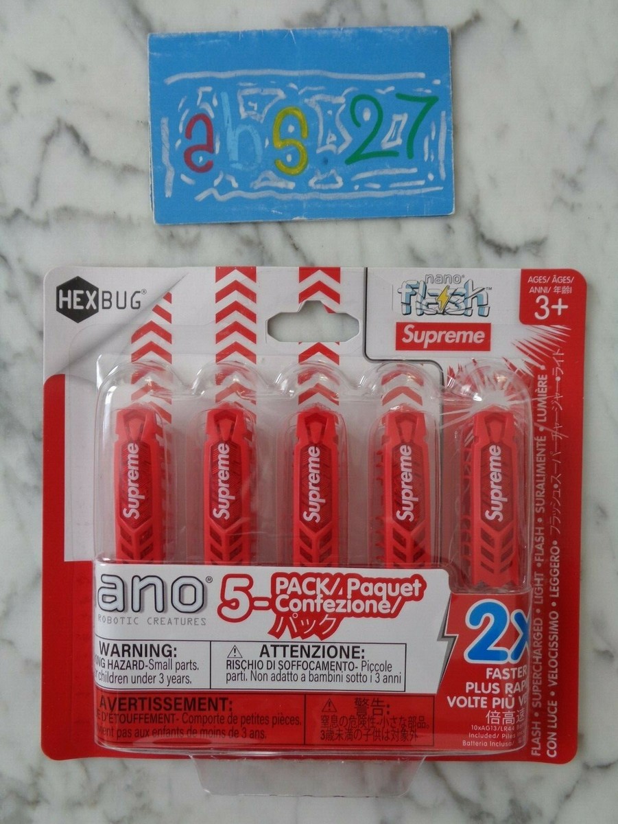 Supreme NYC Hexbug Nano flash 5Pack LED Red hex bug 2021 | eBay
