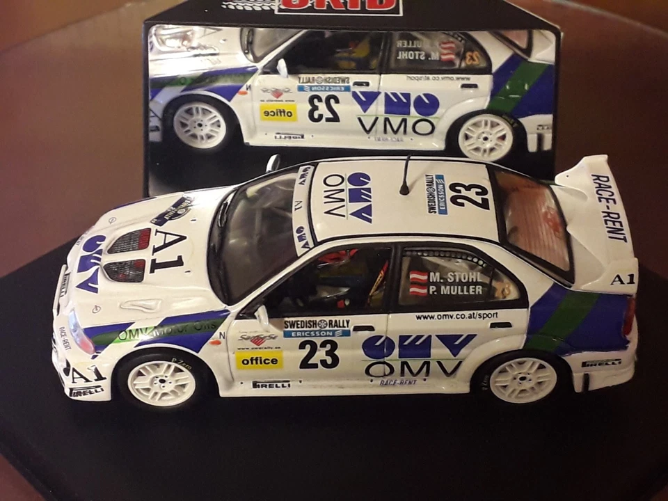 skid skm99064 mitsubishi lancer evo V rally svezia 1999 M.STOHL 1:43 - Immagine 4 di 4
