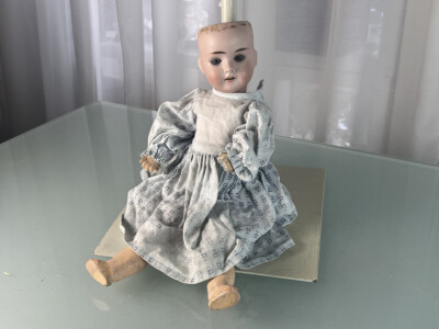 Poupee ancienne tete porcelaine d'occasion