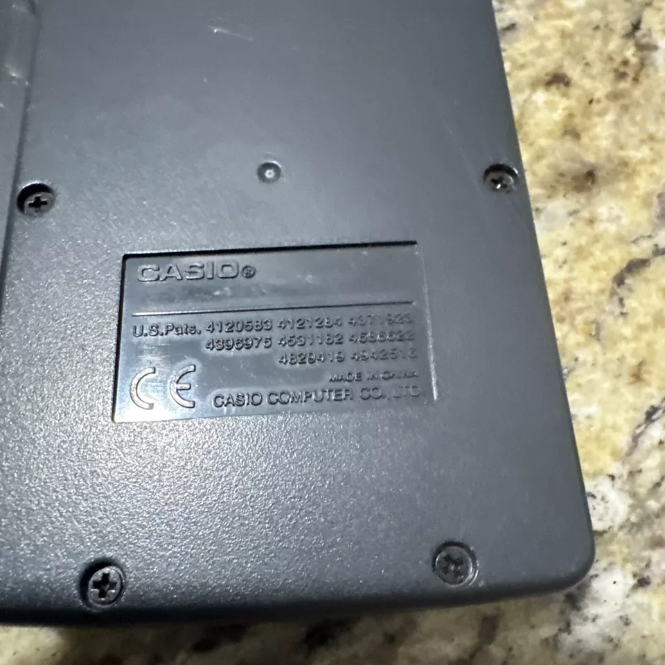 Casio FX260 Solar Fraction Calculator with slide tested good condition - Image 4 of 4