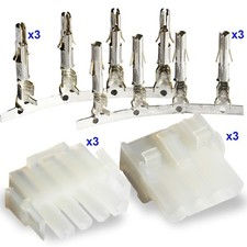 Molex -3 Complete Set - 4 Circuit w/14-20 AWG, Wire Connector - 2.13mm D, MLX