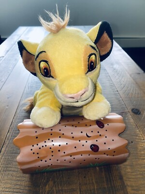 Baby Simba Lion King Disney Plush Nursery Starry Night Light  projector plush