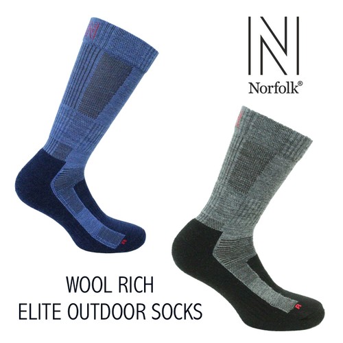 Norfolk Trekking, Hiking & Walking Merino Wool Sock Style LEONARD eBay