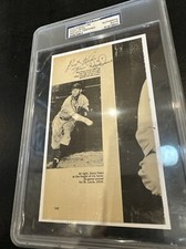 Dizzy Dean PSA DNA Coa Signed Cut Photo Autograph