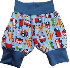 Pumphose kurz Autos Feuerwehr Hose Shorts Kinder Baby BW-Jersey  Handarbeit Neu