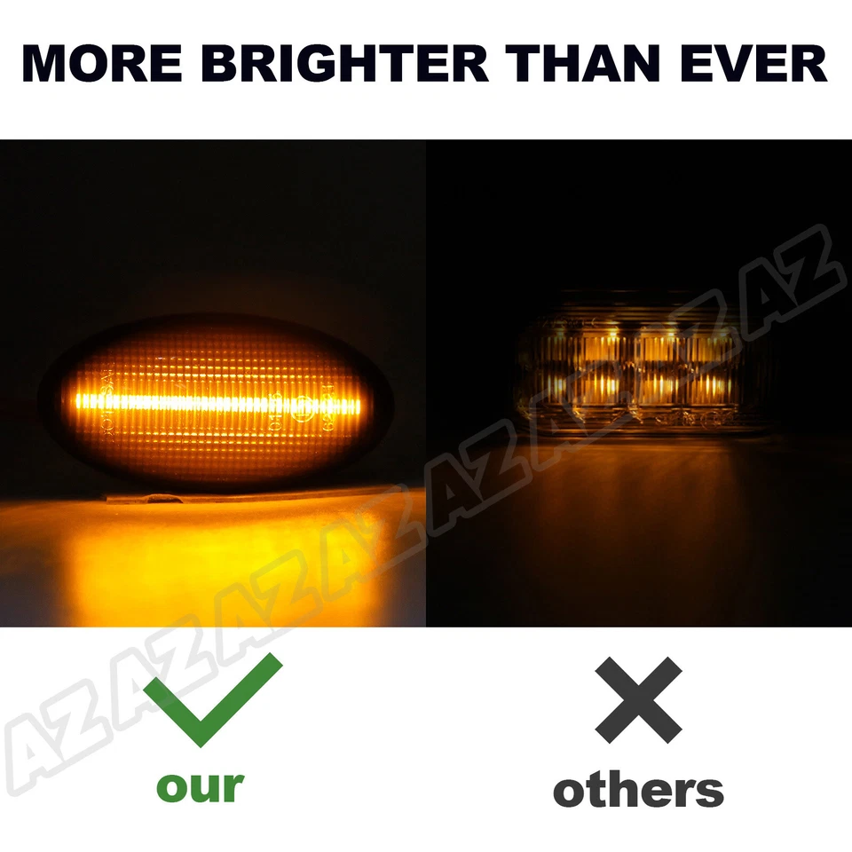 Led Seitenblinker für MAZDA 2 3 5 6 | MPV II | BT-50 | SCHWARZ DY DE DH BK BL CD - Bild 3 von 4