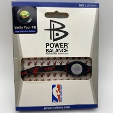 NEW Miami Heat NBA Power Balance Performance Bracelet, 2011, Black & Red, L