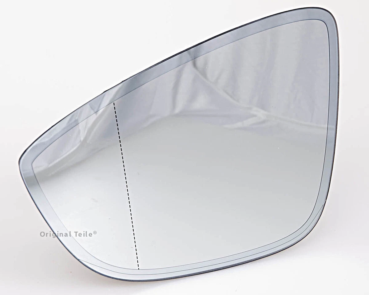 Genuine VW CC Mirror Glass Aspherical Wide Angle Anti-Dazzle 