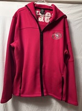 49ers 2024 Popular Style Full Zip Men  s Size L With Hoodie