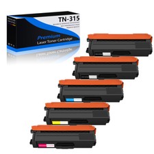 High Yield TN315 BK/C/M/Y Toner Color Set for Brother HL-4570cdw MFC-9460cdn