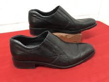 DKNY Men's Shoe SAFORD Black Leather Upper  Sole Size 9.5