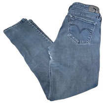 Levi's Demi Curve Jeans Women's 9 S/C Blue Low Rise Denim Skinny Stretch Slim