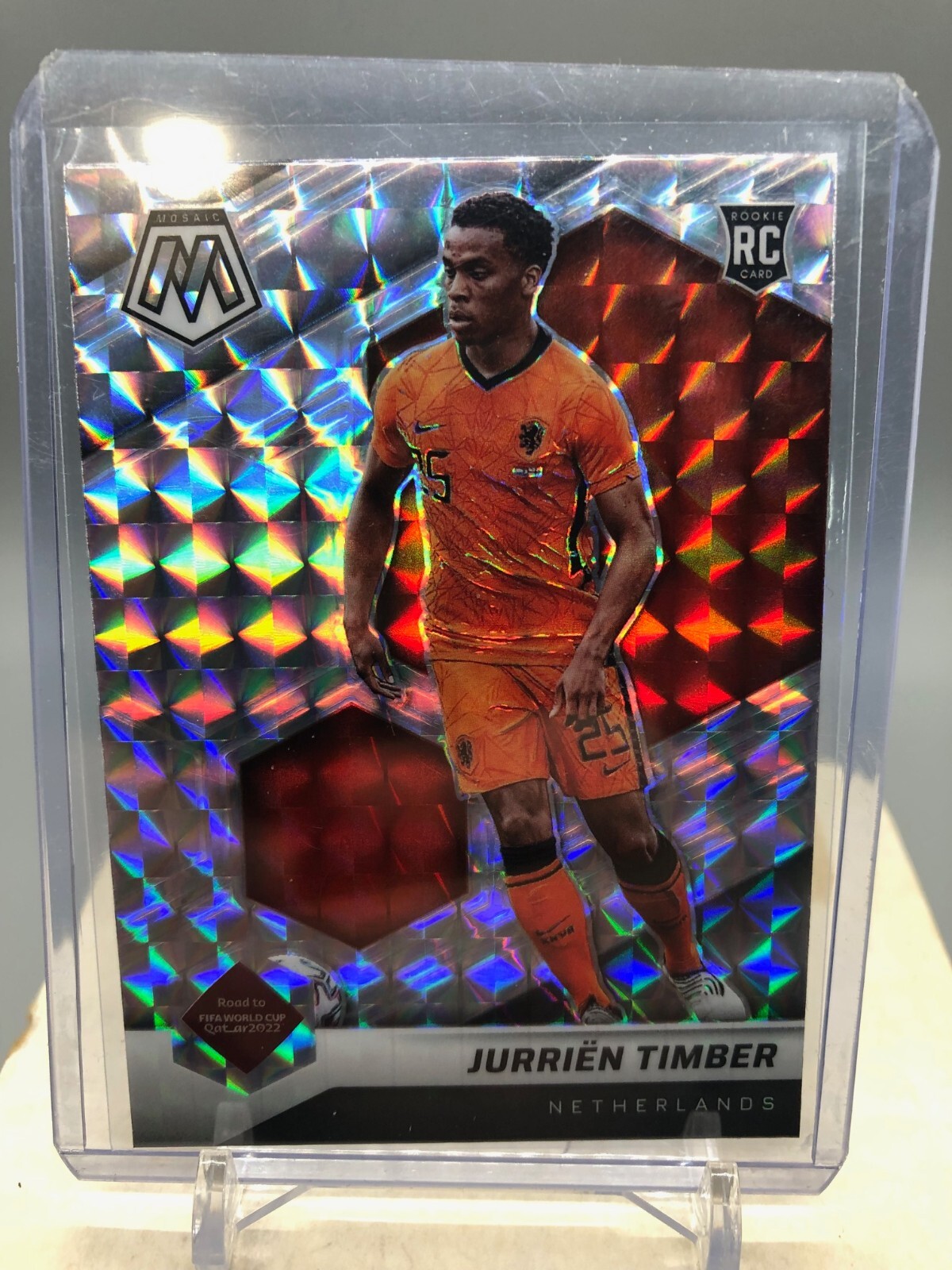2021-22 MOSAIC FIFA ROAD TO WORLD CUP JURRIEN TIMBER RC SILVER MOSAIC PRIZM #178