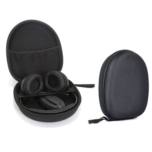 Convenient Black Round Headphone Case - Picture 3 of 11