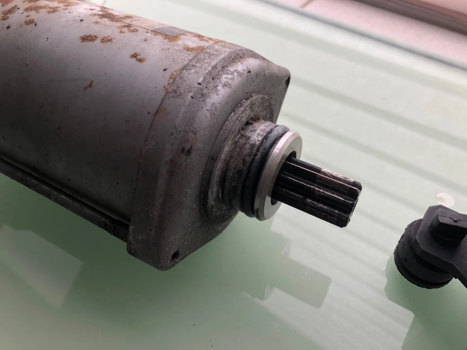 Caja relé solenoide motor de arranque original BMW F800s motor plateado F800gs St 2007 R Foto 2 de 4