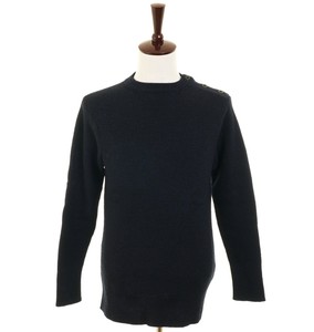 mens shoulder button sweater