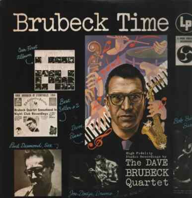 The Dave Brubeck Quartet Brubeck Time MONO, INSERT JAPAN CBS/Sony Vinyl LP