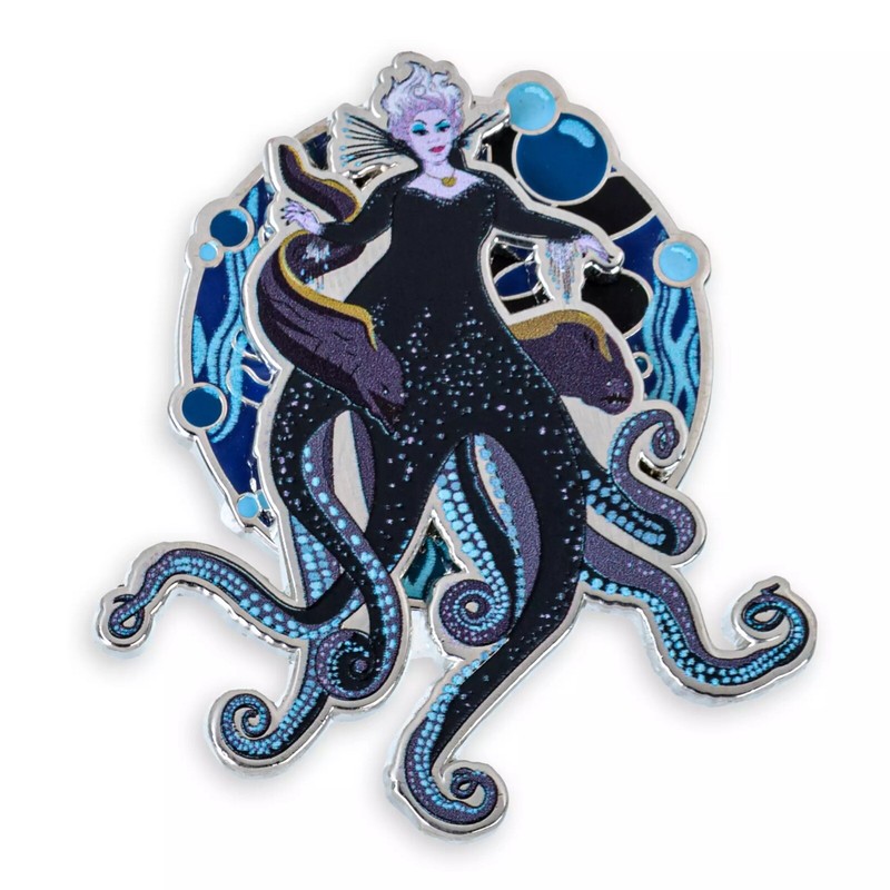 New Disney Store The Little Mermaid Live Action Ursula 3D Pin Moving Parts Rare