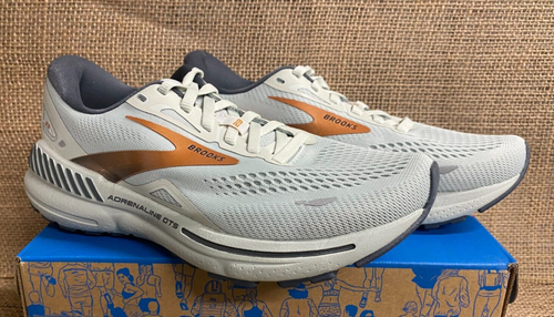 NIB Brooks 120381-061 Women's Adrenaline GTS 23 Mercury/Copper/Ebony Shoe