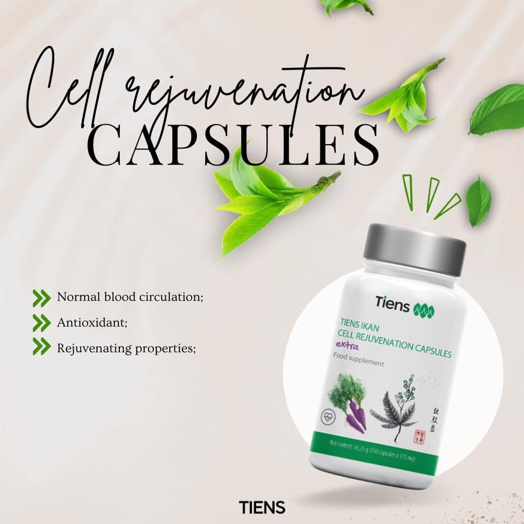 TIENS Tian Shi Cell Rejuvenation and Immunity Capsules - Bottle of