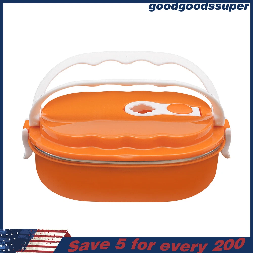 Lunch Box 0.9L/30.4oz Warmer Bento Box Portable Food Container Stainless Steel Lunch Box 0.9L/30.4oz Warmer Bento Box Portable Food Container Stainless Steel