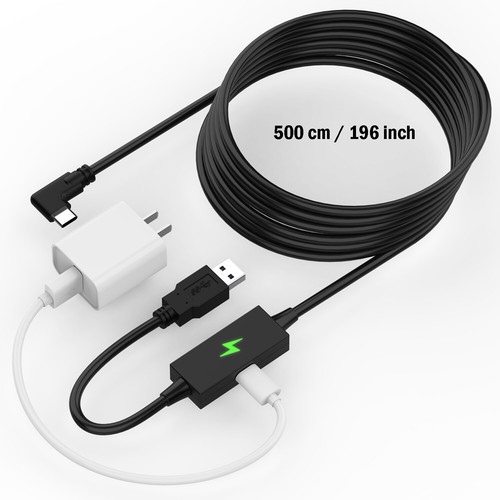 Design 16FT Link Cable for Oculus Quest 2/Pro, with USB 3.0 Type A to C Cable - Picture 7 of 8