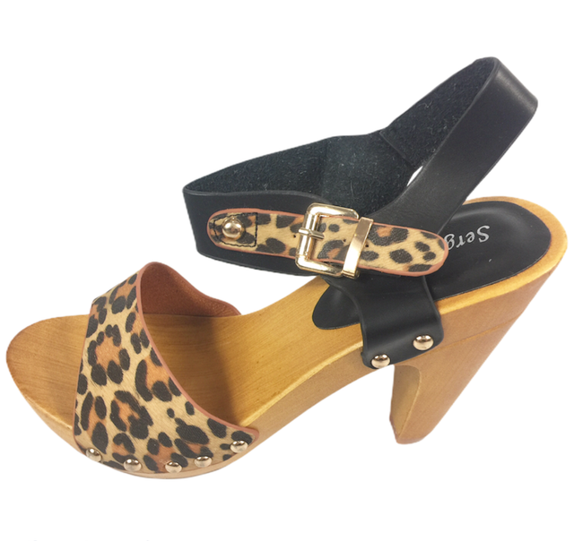 ladies leopard print heels