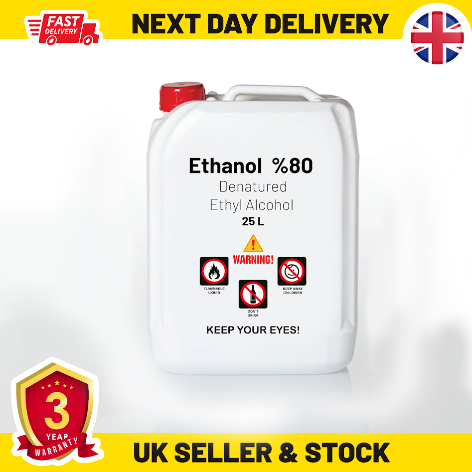 Ethanol Ethyl Alcohol 80 rectified denatured free shipping Organic