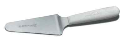 Dexter Russell S174PCP Sani-Safe 4.5'' x 2.25'' Pie Knife w/ White Handle