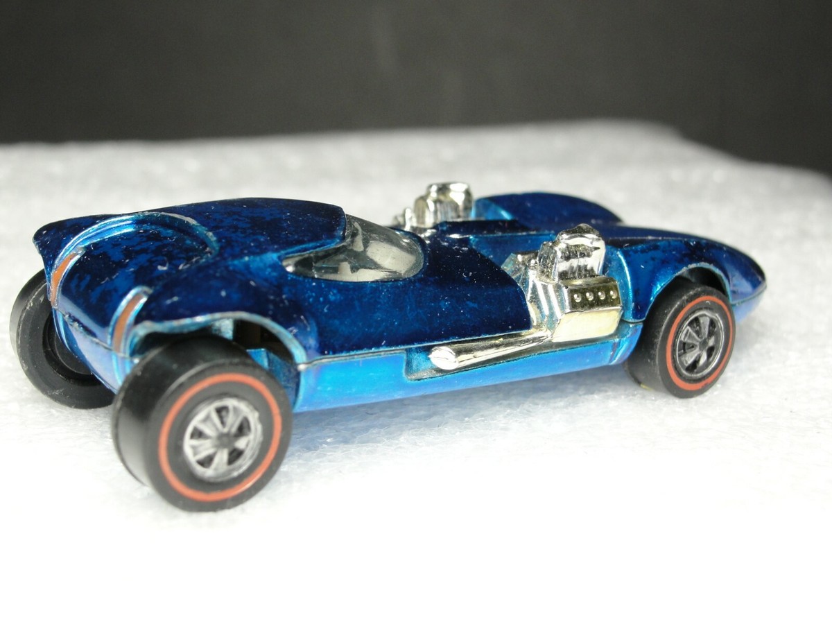 Vintage Hot Wheels 1968 68 Redline Twinmill Metallic Blue